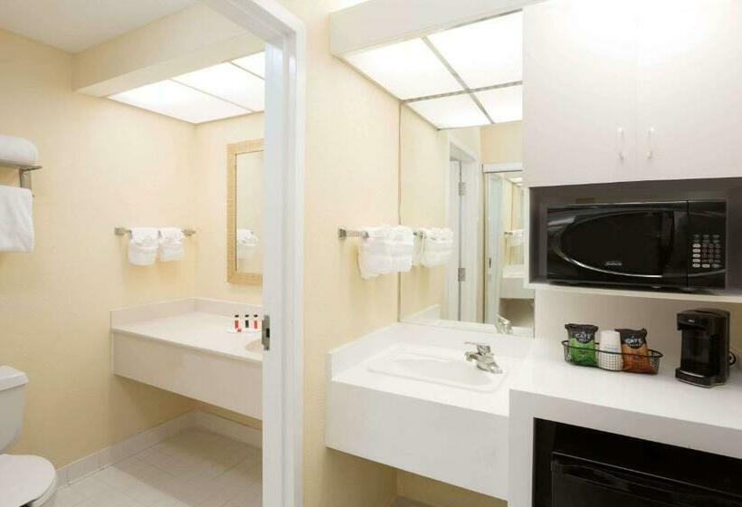 חדר דחוקס עם מיטת קינג, Ramada By Wyndham Kissimmee Gateway   Free Theme Park Shuttle