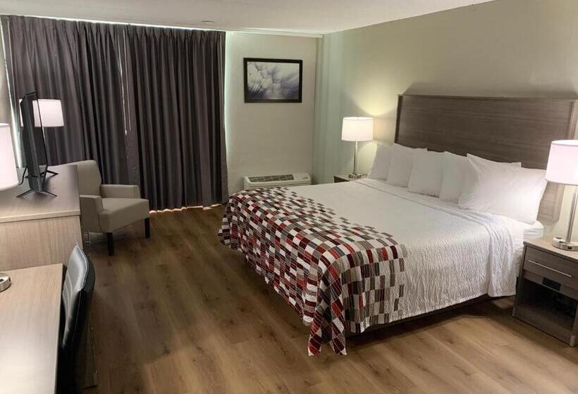 带大床的高级房间, Red Roof Inn Niagara Falls