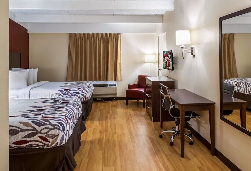 Номер Стандарт 2 Двуспальные Кровати, Red Roof Inn Richmond, In