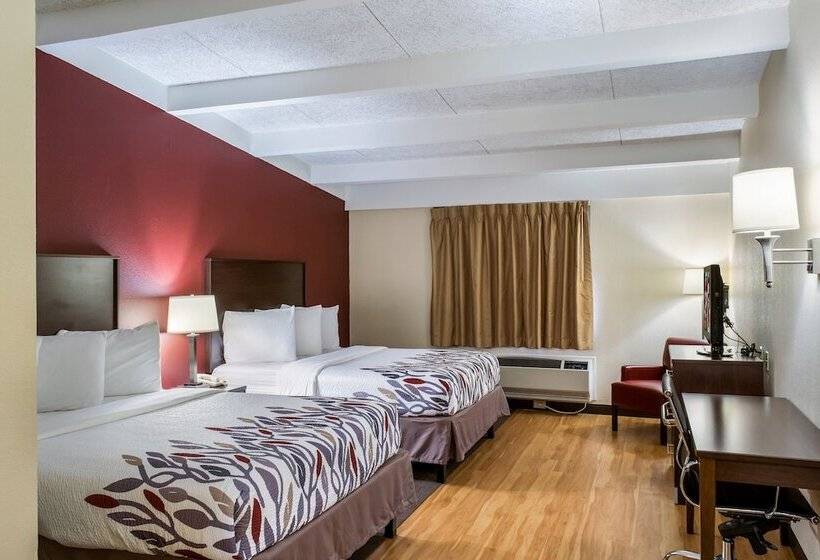 Номер Стандарт 2 Двуспальные Кровати, Red Roof Inn Richmond, In