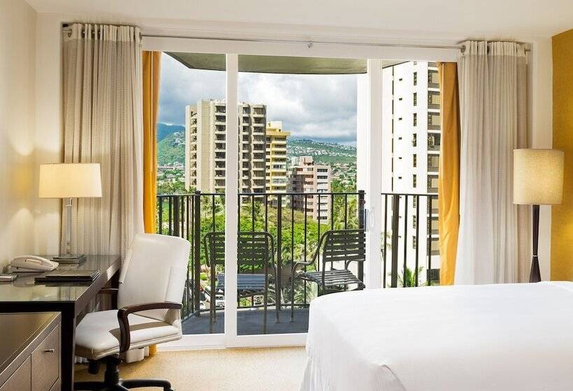 اتاق استاندارد با تخت دوبل برای معلولان, Hilton Waikiki Beach Resort & Spa