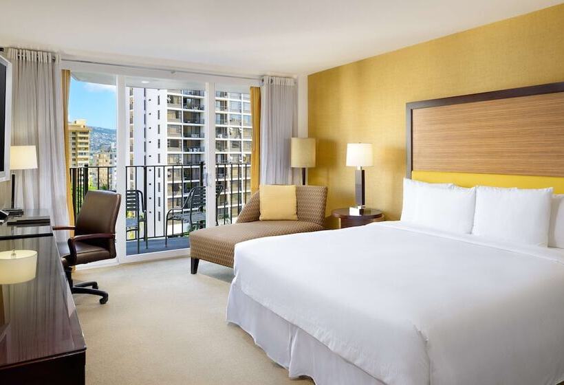 اتاق استاندارد با تخت دوبل برای معلولان, Hilton Waikiki Beach Resort & Spa