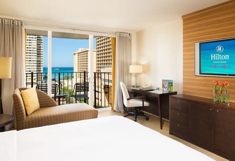 اتاق پرمیوم با چشم‌انداز دریا, Hilton Waikiki Beach Resort & Spa