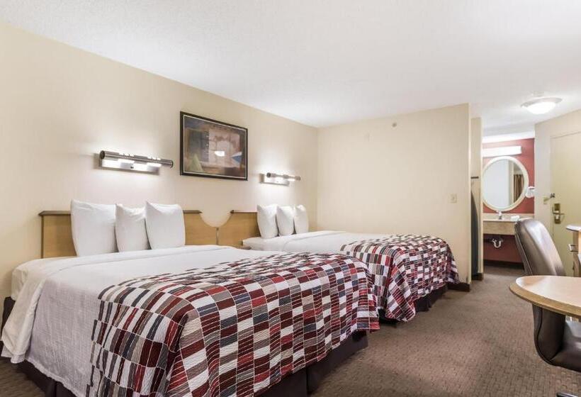 Номер Стандарт 2 Двуспальные Кровати, Red Roof Inn Cleveland Airportmiddleburg Heights