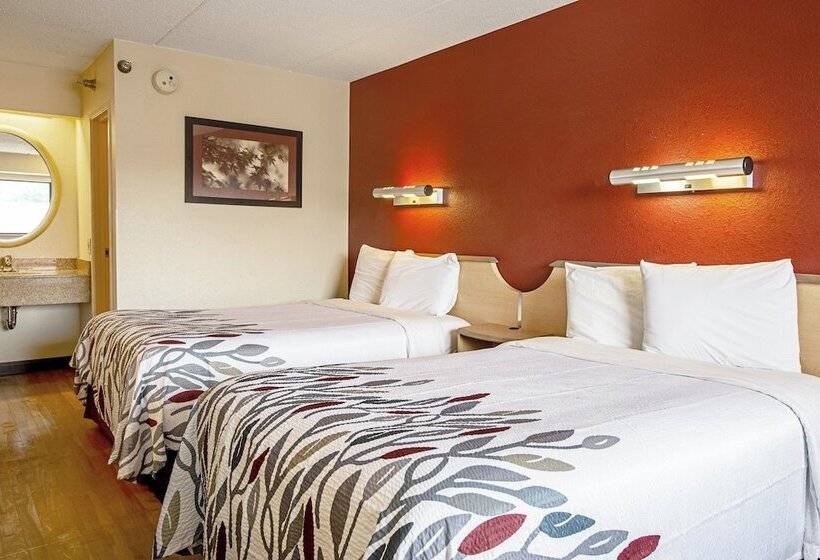 Номер Стандарт 2 Двуспальные Кровати, Red Roof Inn Utica