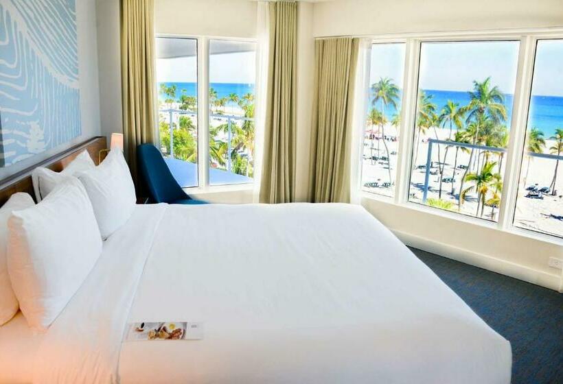 キングサイズベッドのスイートルーム, B Ocean Resort Fort Lauderdale Beach