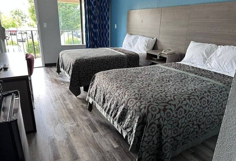 带2个双人床的标准工作室, Americas Best Value Inn & Suites Murfreesboro