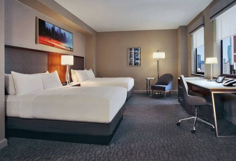 Standaardkamer met 2 Tweepersoonsbedden, Hilton Chicago