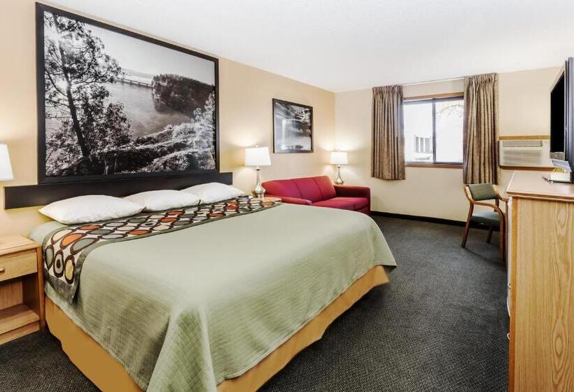 스탠다드 룸 킹사이즈 침대, Super 8 By Wyndham Ottawa Starved Rock