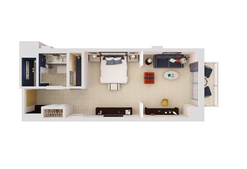 장애인을 위한 스위트, The Waterfront Beach Resort, A Hilton