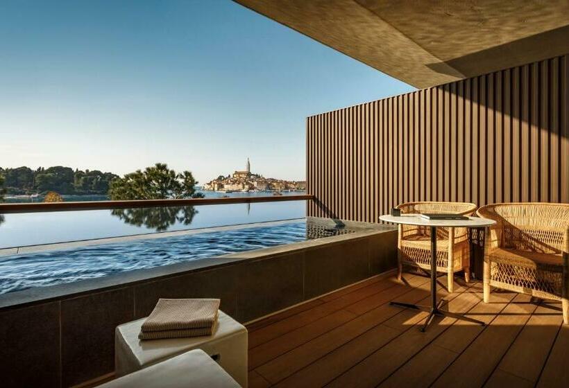 اتاق لوکس با چشم‌انداز دریا, Grand Park Hotel Rovinj By Maistra Collection