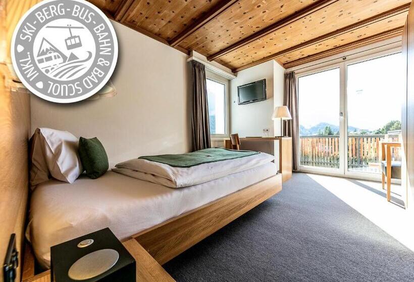 اتاق استاندارد یک نفره, Engadiner Boutique Hotel Guardaval
