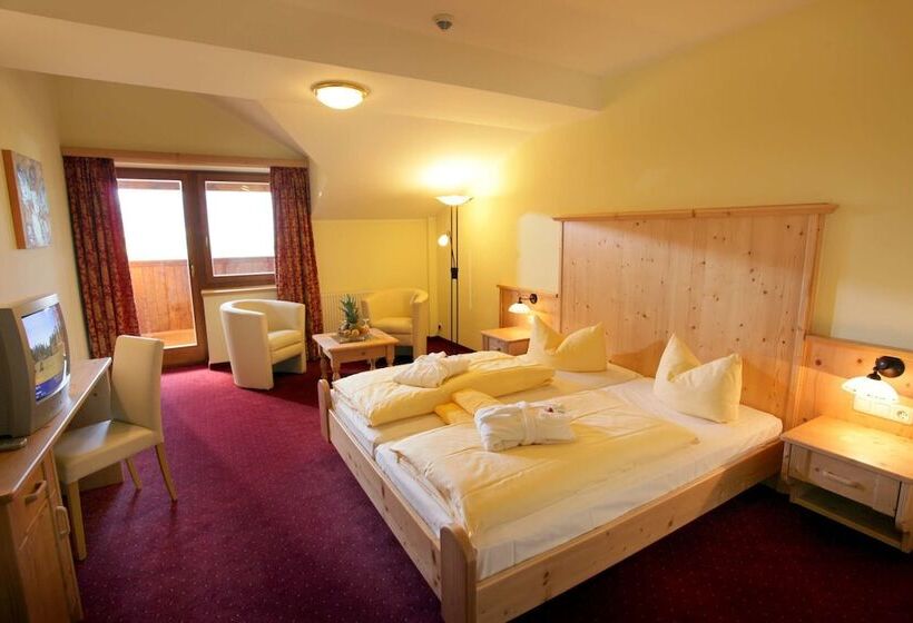 اتاق استاندارد با بالکن, Alpenhof Brixen