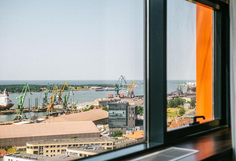 اتاق لوکس با چشم‌انداز دریا, Amberton Hotel Klaipeda