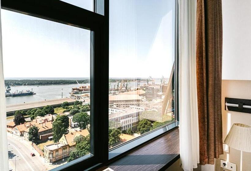 اتاق لوکس با چشم‌انداز دریا, Amberton Hotel Klaipeda