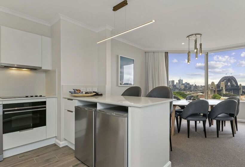 침실 2개 디럭스 아파트, The Sebel Quay West Suites Sydney
