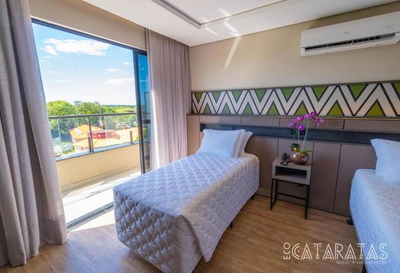 스탠다드 트리플 발코니 룸, Complexo Eco Cataratas Resort By Sj