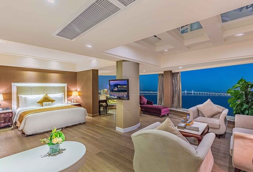 Habitación Premium Vista al Mar., Grand Bay Hotel Zhuhai