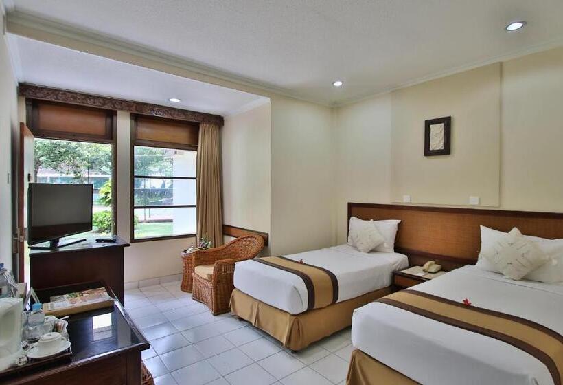اتاق استاندارد با چشم‌انداز باغ, The Jayakarta Bali Beach Resort