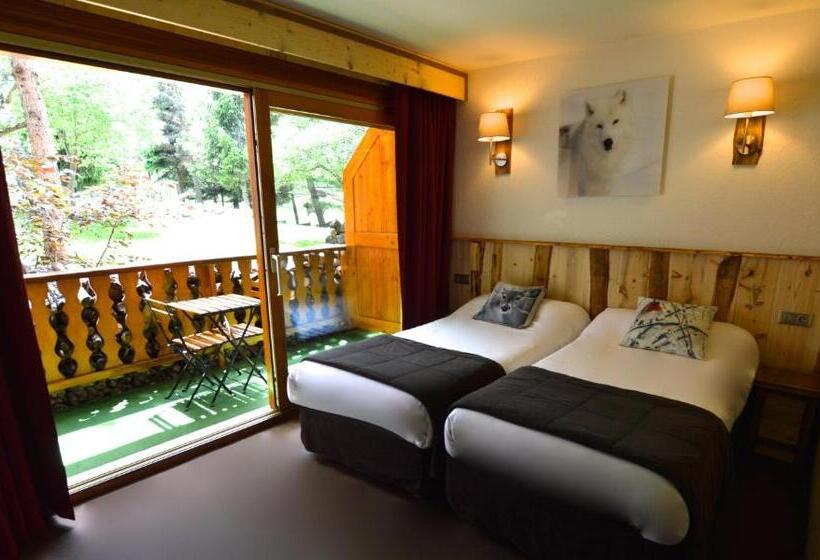 اتاق استاندارد با بالکن, Hôtel Serre Palas