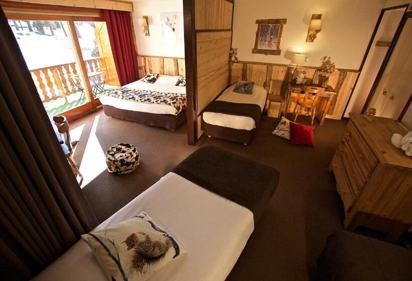 اتاق استاندارد با بالکن, Hôtel Serre Palas