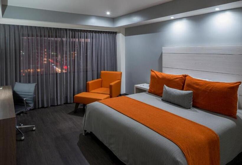 キングサイズベッドのデラックスルーム, Real Inn Tijuana By Camino Real Hoteles
