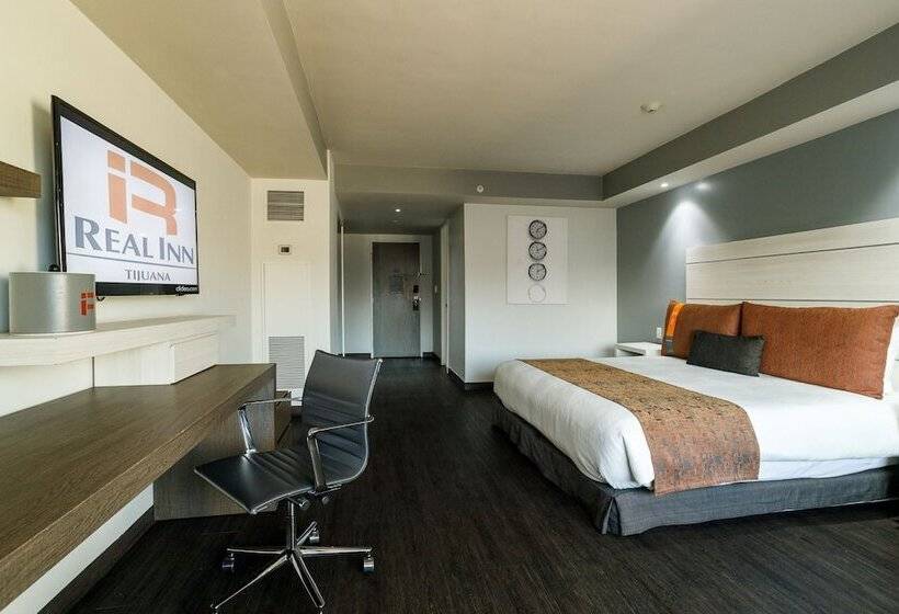 キングサイズベッドのエクゼクティブルーム, Real Inn Tijuana By Camino Real Hoteles