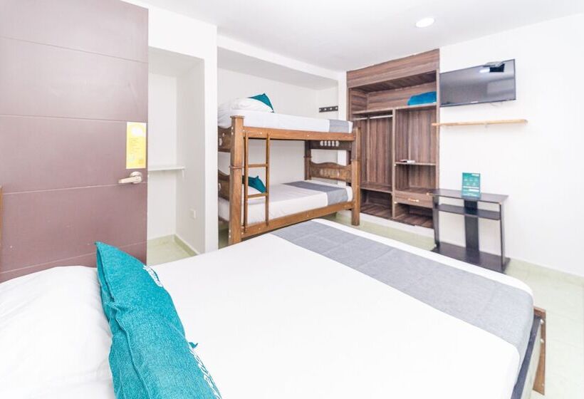 Quarto Quádruplo Estandar, Ayenda Casa Paraiso 1327