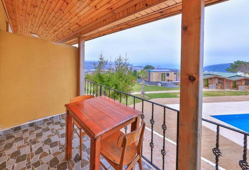 اتاق استاندارد با تخت بزرگ, Agva Teras Garden Hotel & Bungalow