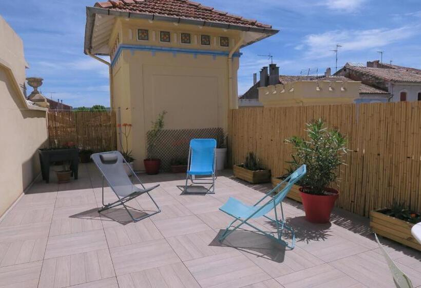 Люкс 2 Спальни, B&b Le Patio En Ville   Chambres D Hôtes