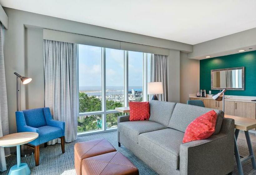 Люкс Кровать Кинг, Hilton Garden Inn Biloxi