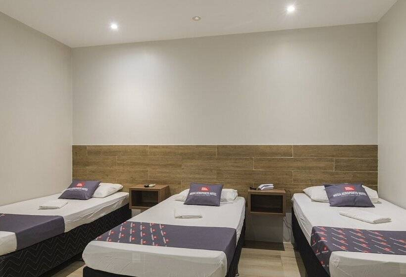 اتاق استاندارد سه نفره, Mega Aeroporto Hotel Apenas 1 Km De Distância Do Aeroporto De Fortaleza
