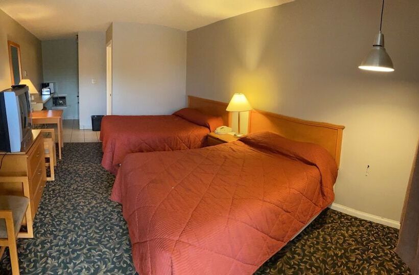 ２ダブルベッドのスタンダードルーム, Aspen Motor Inn