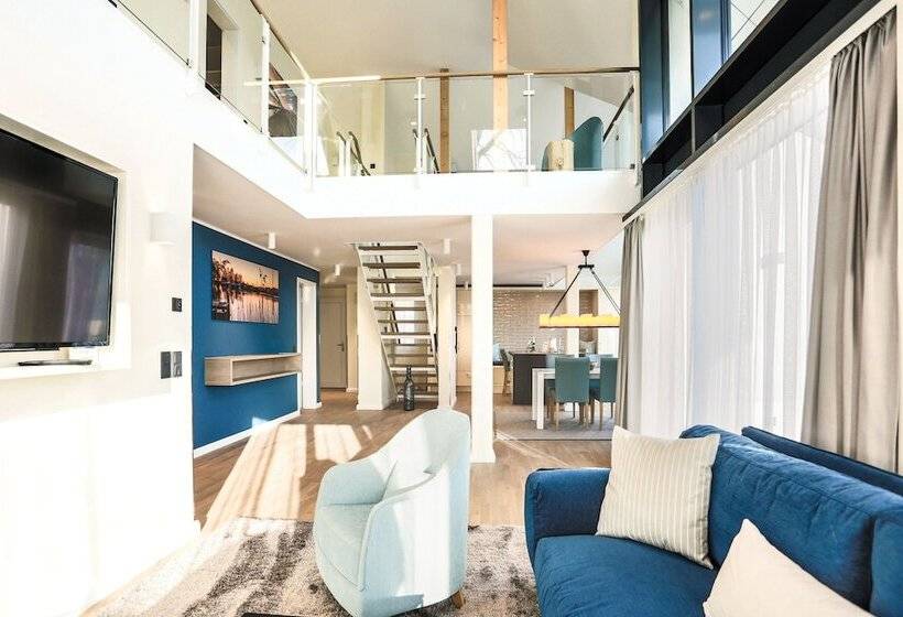 침실 1개 디럭스 아파트, Maremüritz Yachthafen Resort