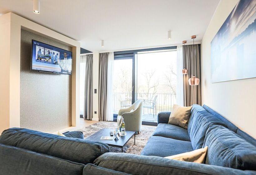 침실 1개 디럭스 아파트, Maremüritz Yachthafen Resort
