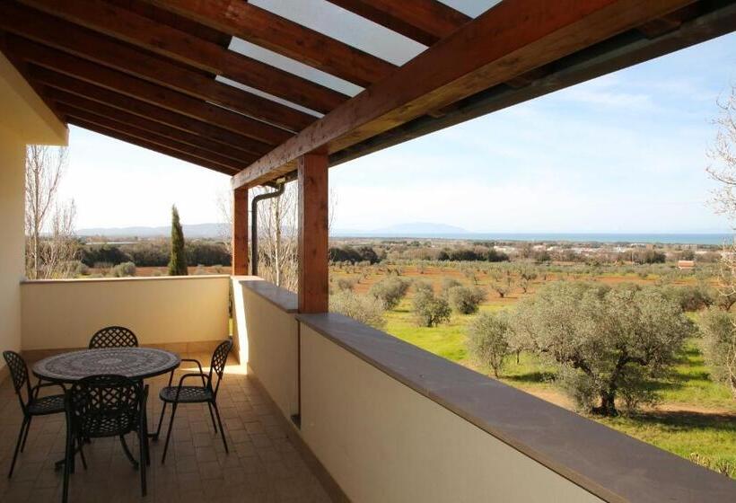 آپارتمان 1 خوابه با چشم‌انداز دریا, Agriturismo San Gregorio