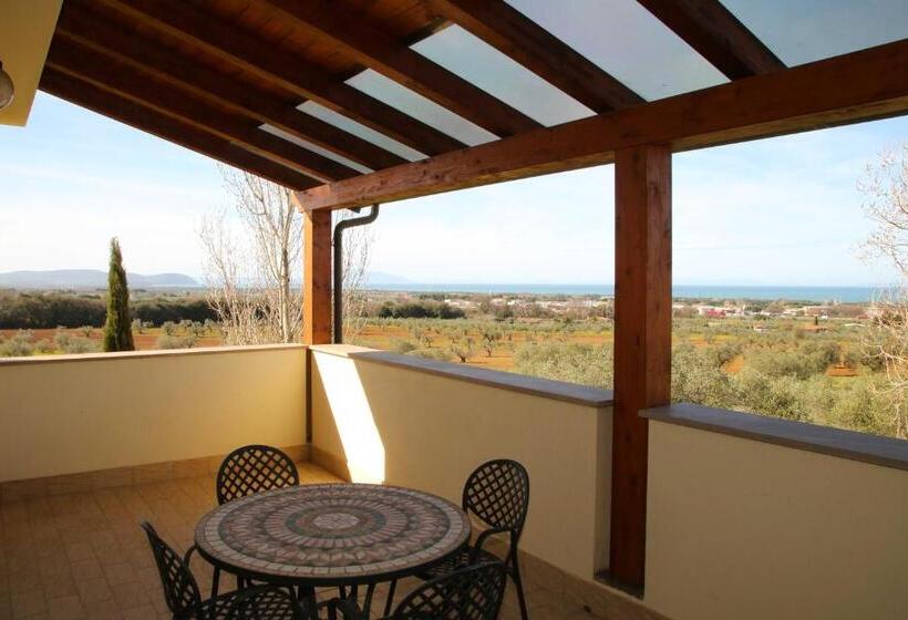 آپارتمان 1 خوابه با چشم‌انداز دریا, Agriturismo San Gregorio
