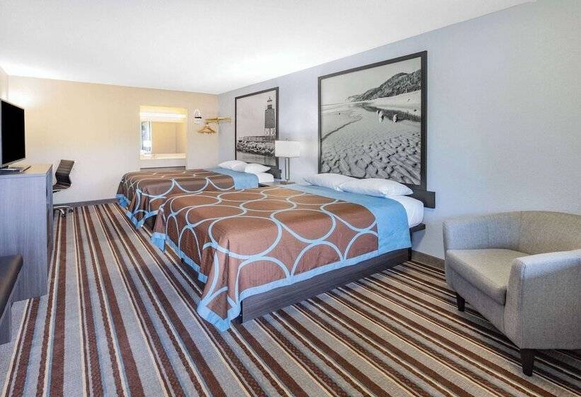 Номер Стандарт 2 Двуспальные Кровати, Super 8 By Wyndham Marysville/port Huron Area