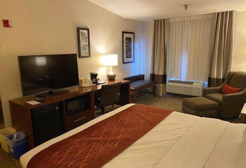 Номер Стандарт Кровать Кинг Адаптированный для Инвалидов, Comfort Inn Marina On The Monterey Bay