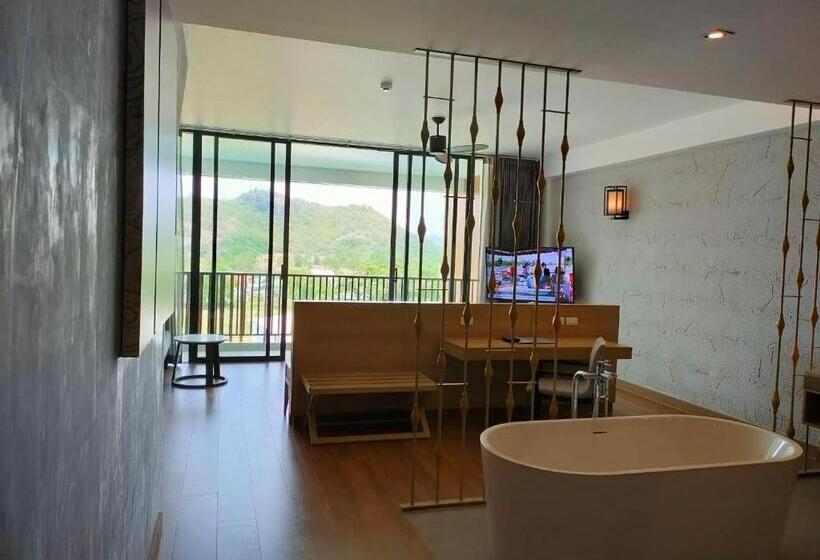 빌라 1 베드룸 - 수영장, Isanook Resort & Suites Hua Hin