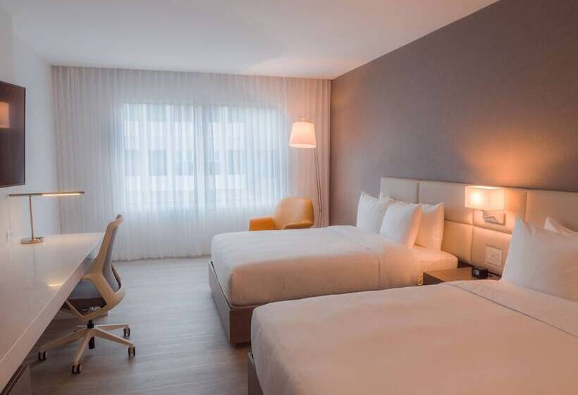 Номер Стандарт 2 Двуспальные Кровати, Hilton Garden Inn Santa Ana San Jose