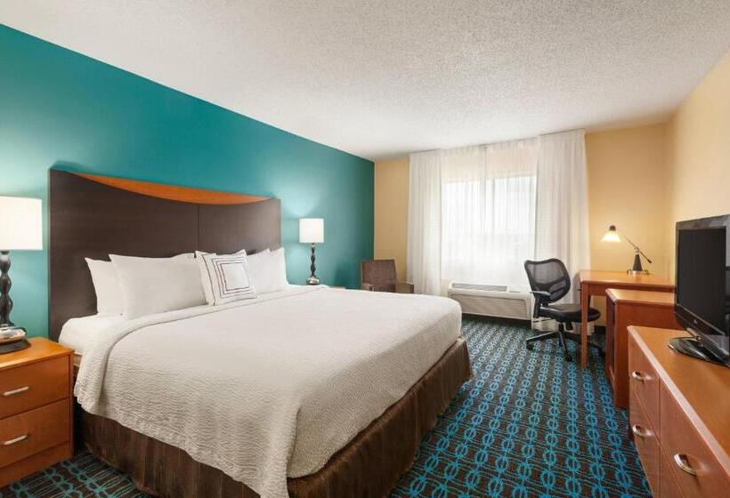 اتاق استاندارد با تخت بزرگ, Fairfield Inn & Suites Omaha East/council Bluffs, Ia