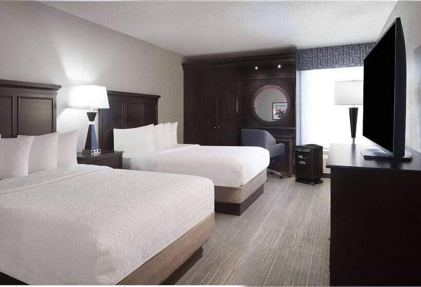 اتاق استاندارد با 2 تخت دوبل, Hampton Inn Evansville