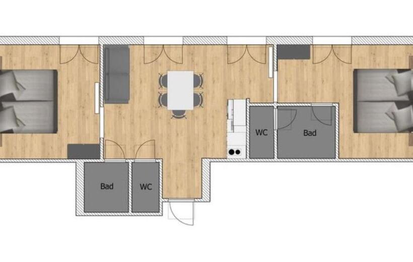 ２ベッドルームアパートメント, Haus österreich   Familie Digruber