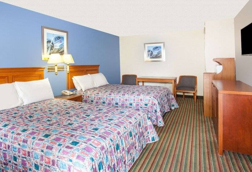 Номер Стандарт 2 Двуспальные Кровати, Knights Inn   Lithonia