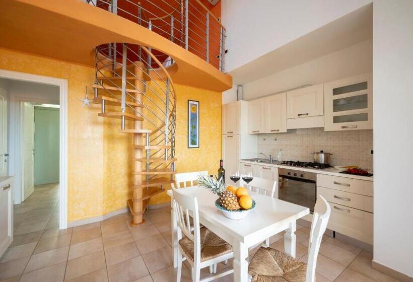 Апартаменты 2 спальни Вид на Бассейн, Ombra Verde Residence E B&b