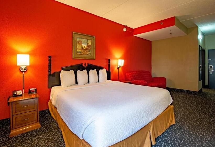 キングサイズベッドのデラックスルーム, Ramada By Wyndham Bolingbrook