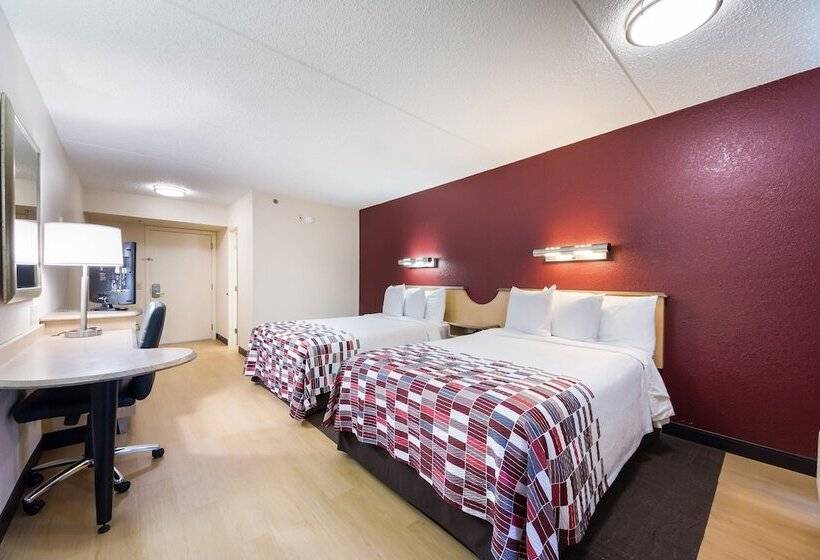 Номер Стандарт 2 Двуспальные Кровати, Red Roof Inn Laredo