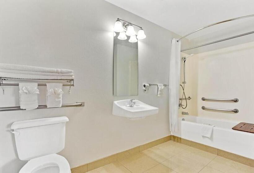 장애인을 위한 킹사이즈 침대 스탠다드 룸, Super 8 By Wyndham Tucson/grant Road Area Az