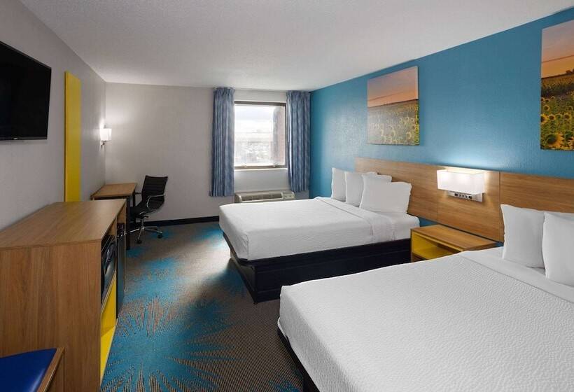 Standardzimmer 2 Doppelbetten, Days Inn & Suites By Wyndham Northwest Indianapolis